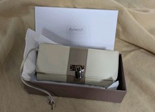 Dulwich Designs Genuine Leather Travel Jewellery Organiser Roll Lock&Key Design