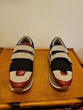 Zara Platform  Sneakers Sz/ EU39/ US8.5 Suede /multicolor Wedge