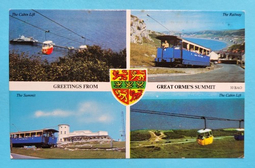 Vintage postcard unposted four - unposted,