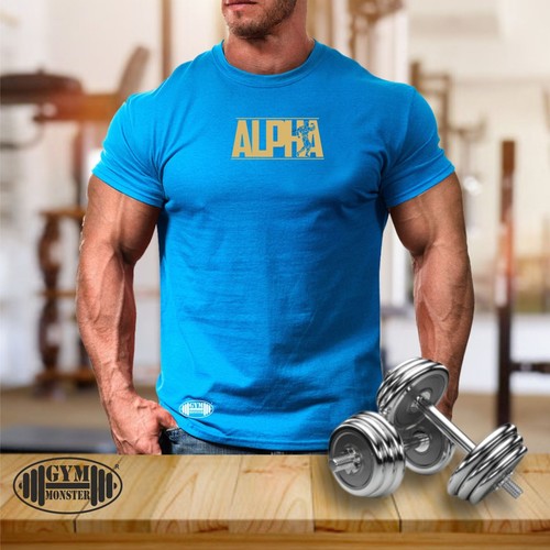 Alpha shirt gym clothing - t,
