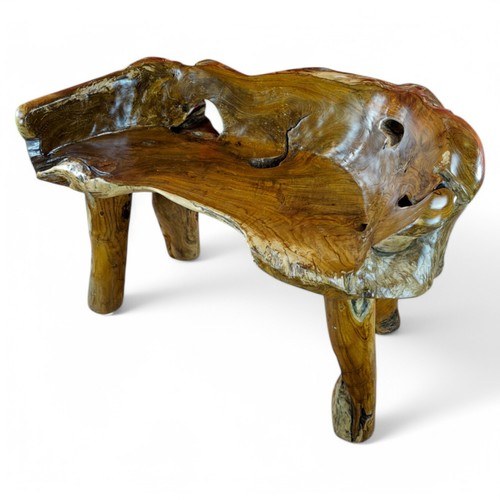 Garden bench teak - garden, root