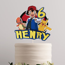 Pokemon Pikachu Cake  Topper