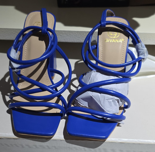 Givana women blue strappy - givana, women’s