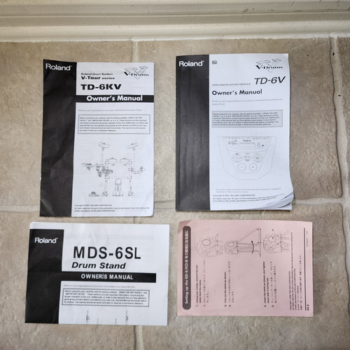 Owner manual for roland 6v - manual,