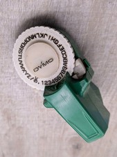 Vintage DYMO Mini Handheld  Label Maker Green No Ribbon Retro Office 
