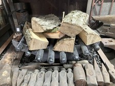 Cast Iron Fire Grate Fireside Log Basket Fireplace Holder