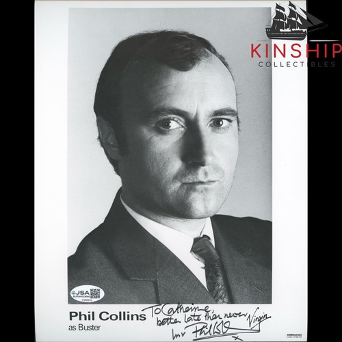 Phil collins signed 8x10 photo - phil,