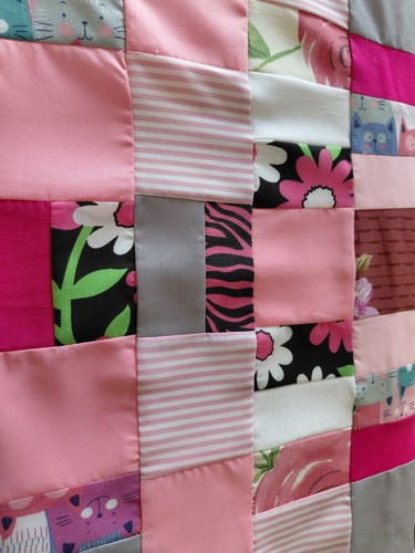 Handmade multicoloured cushion - handmade,
