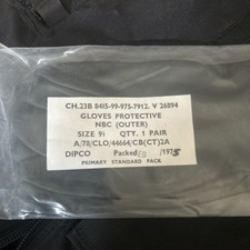 Gloves protective nbc outer - gloves,