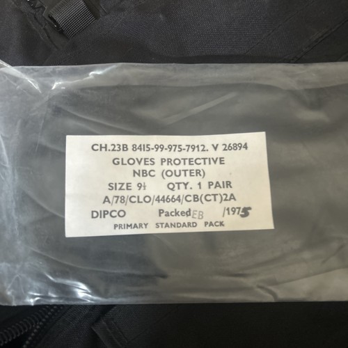 Gloves protective nbc - protective, outer