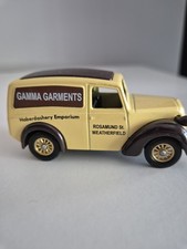 Vintage Lledo Diecast Promotional Model Van - "Gamma Garments" - Rosamund St