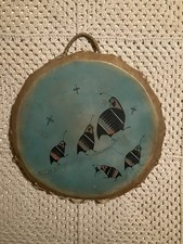 Ceremonial Drum By Native
