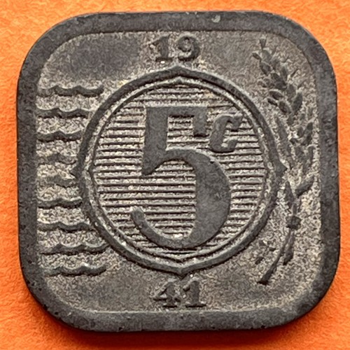 1941 dutch five cent - 1941,