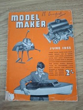 VINTAGE MODEL  MAKER MAGAZINE June 1955