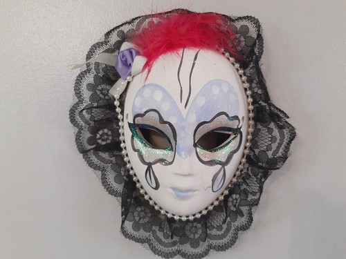 Wall hanging face mask - hanging, hand