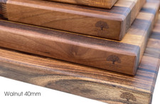 Chopping Board - Butchers Block - Solid Wood - Oak - Walnut - Iroko- Handmade UK