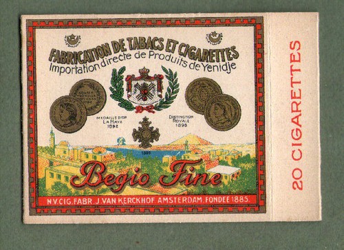 Old empty cigarette packet - old,