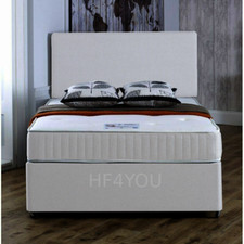 MEMORY FOAM FABRIC DIVAN SET WITH MATTRES DRAWS AND HEADBOARD+SINGLE DOUBLE KING