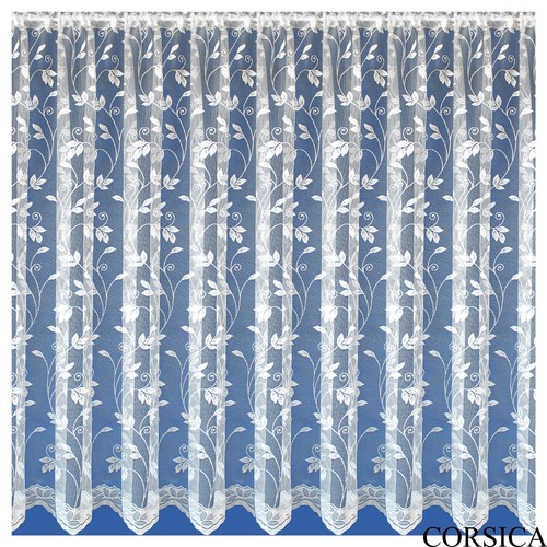 Corsica white net curtains - corsica,