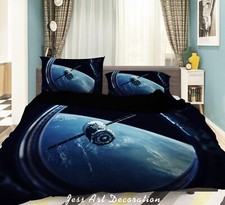 3D Spaceship Porthole Earth