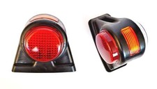2 pairs White Red Orange Side