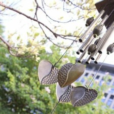 Garden Love Wind Large Copper Chimes Bell Ornament Windbell Gift Yard Home Decor