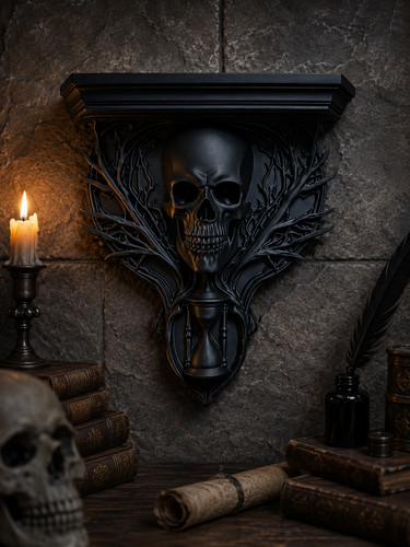 Gothic skull wall - skull, –