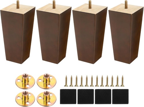 Pack square wood legs - ,