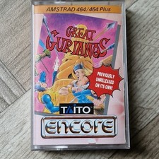 Amstrad 464 Great Gurianos Game by Taito, 1987 Action & Adventure RARE 