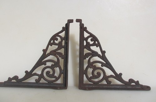 Victorian iron cistern shelf - iron,