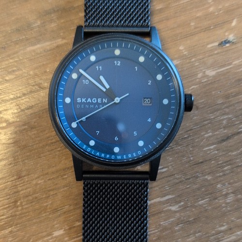Skagen solar powered black - solar,
