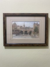 Framed Watercolour Print by
