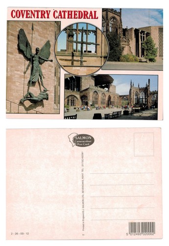 Postcard coventry cathedral - -,