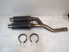 Yamaha FZ6 Fazer 600 2004-2009 SP Engineering Carbon Exhaust Silencers Link Pipe