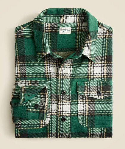 Crew flannel shirt - j,