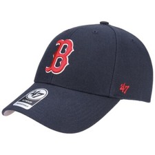 Boston Red Sox Cap Mens 47 Brand MVP Adjustable MLB Baseball Hat NAVY