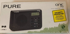 Pure One mi Black Portable DAB /FM Radio + ChargePAK Battery Complete Kit in Box