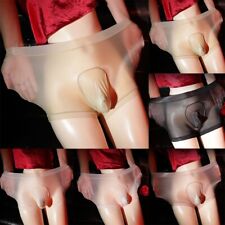 Men Sheer See Through Boxer