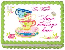 TEA PARTY CUPS AND PLATES SET
