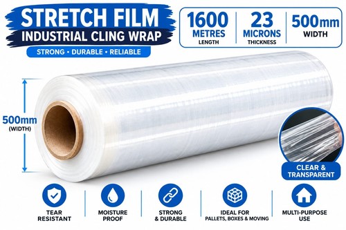Machine pallet wrap - wrap, clear