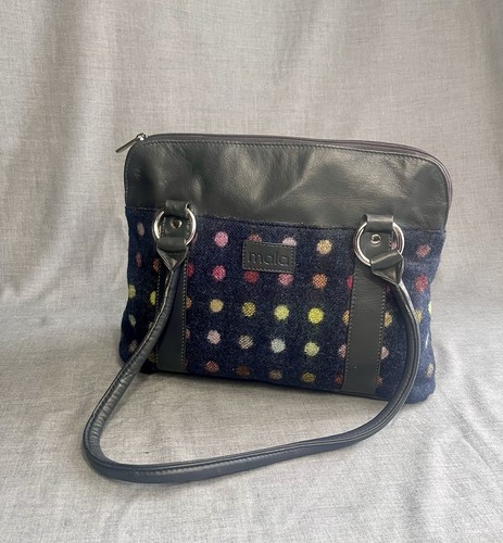 Mala leather handbag - handbag, moon