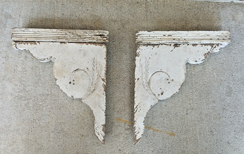 Wooden corbels antique - corbels,