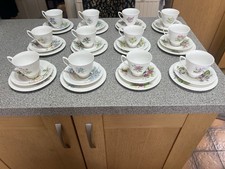 12 Royal Albert China Flowers