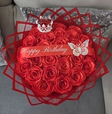 Eternal Rose Bouquet - Plain