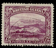 BRITISH GUIANA GV SG298, 72c