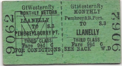 Great western railway ticket - railway,
