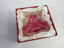 Debenhams Bohemia Glass Pink Trinket Bowl Jewellery