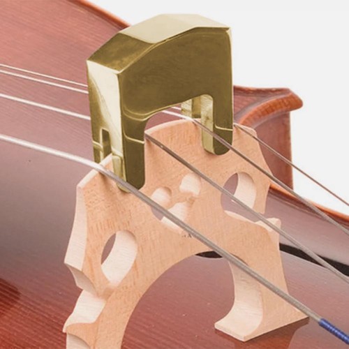 Zinc alloy silent cello mute - zinc,