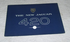 THE NEW JAGUAR  420G SALES BROCHURE  4.2 LITRE MANUAL & AUTOMATIC Not dated