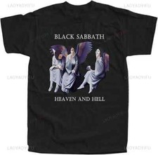 Black Sabbath Heaven and Hell 1980,Iconic Rock Band Unisex T-Shirt,ASIAN SIZES
